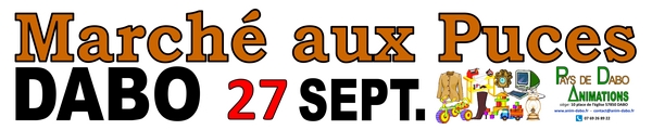 Marché aux puces DABO 2026